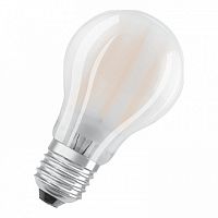 светодиодная лампа PARATHOM CL A GL FR 8W (замена 75Вт),теплый белый свет(827), матовая, цоколь Е27 | код. 4058075808362 | OSRAM